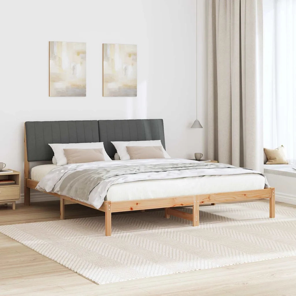 Struttura del letto Marrone 180 x 200 cm Pino massello 3394404