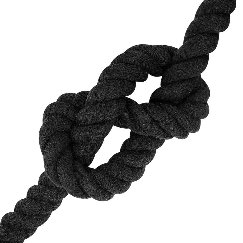 Corda | Fune Nero 3,6 x 3,6 x 2500 cm Cotone