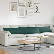 Cuscini da Divano 2 pcs Verde Scuro 200 x 40 cm Tessuto 42013873