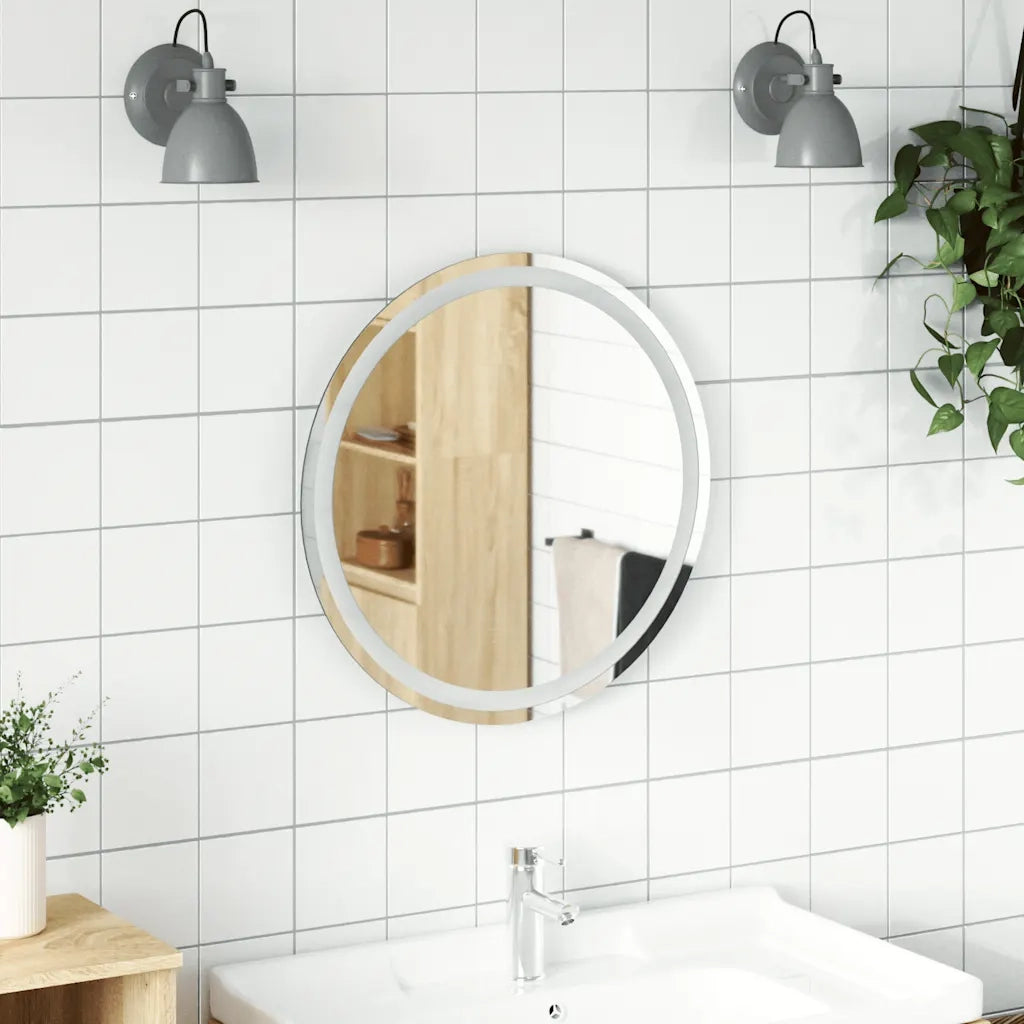 Specchio da Bagno LED 60 cm Rotondo 353279