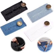 Estensione di cintura 4-giorni per pantaloni, cinturoni di estensione di cintura, estensione di cintura per donne, cinturoni di estensione di cintura regolabili, pantaloni da jeans per donne in gravidanza, 82 × 36mm