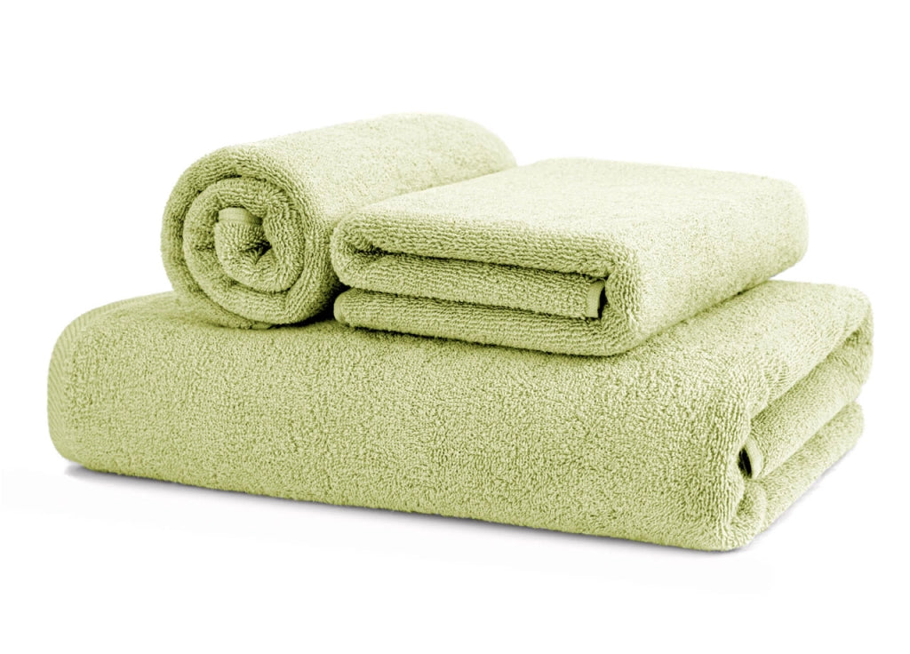 Asciugamani Salvietta Bagno In Morbida Spugna Modello Sophie Colore Verde Salvia - Ospite - Salvia