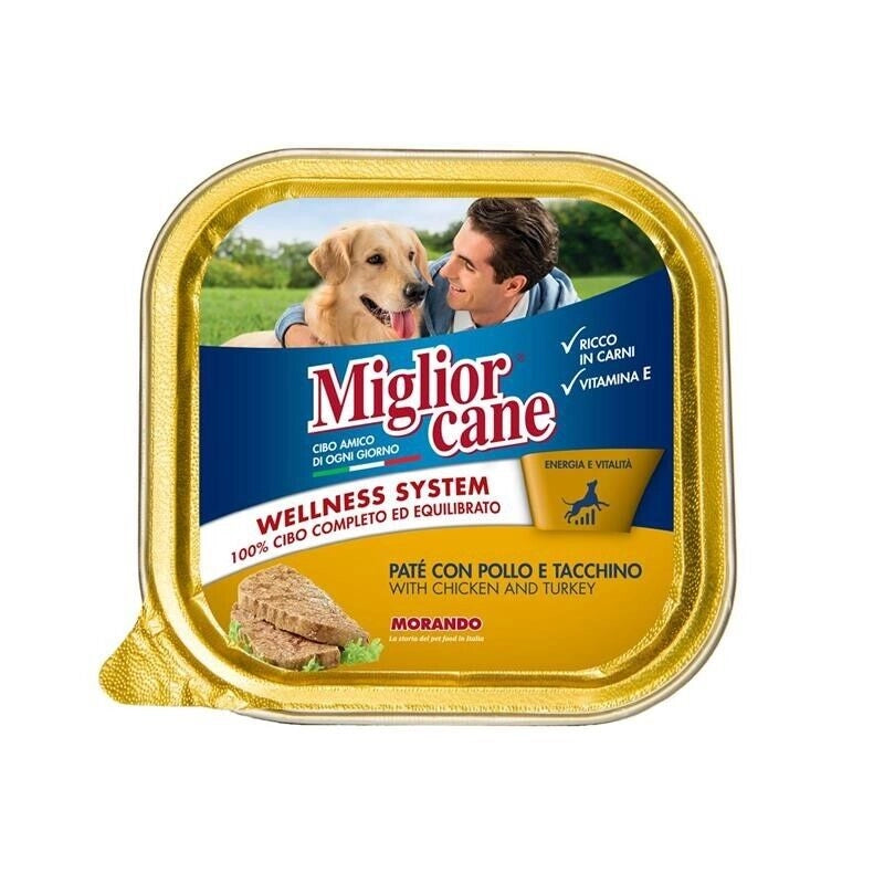 MIGLIOR CANE PATE' CON POLLO E TACCHINO 150 GRAMMI