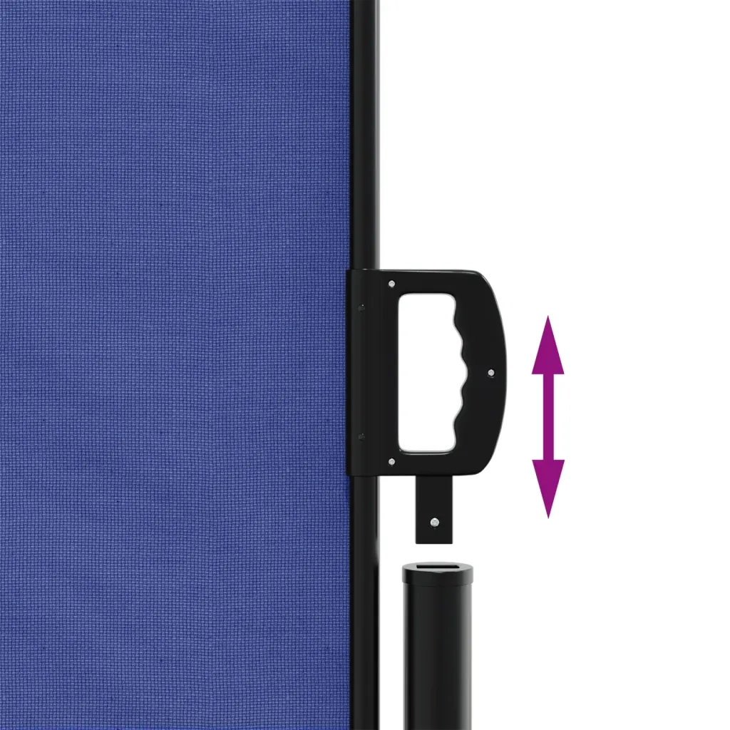 Tenda da Sole | Tenda laterale Retrattile Blu 140x1200 cm