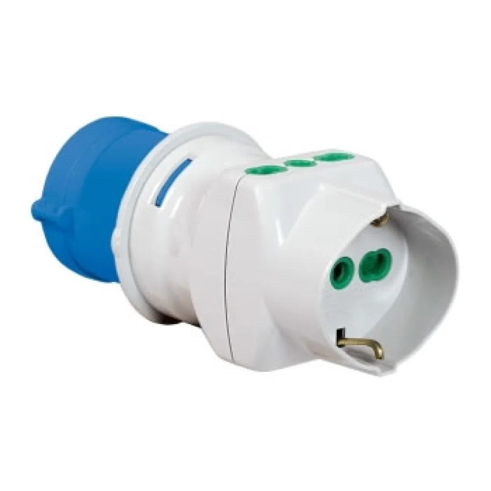 Fanton i. adatt. ip44 2p+t 16a c ee 2x2p+t 16a +bip td. 73090 b