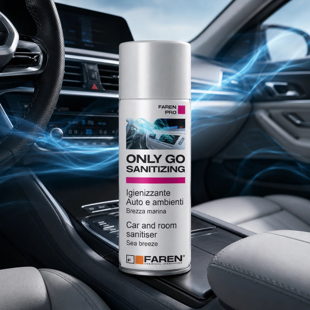 Faren only go sanitizing spray igienizzante per auto e ambienti 200 ml 3 pezzi