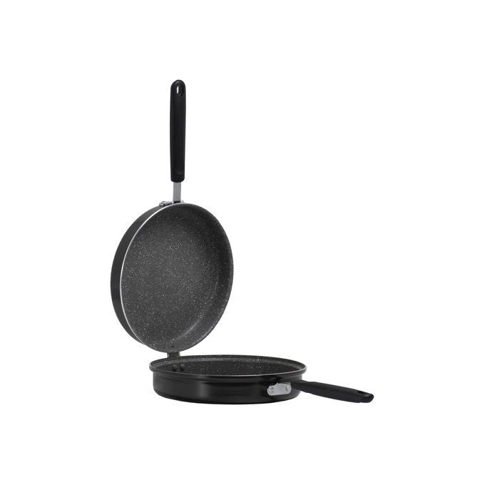 Aeternum AP000086 Black Pearl Girafrittata Antiaderente 24 cm Alluminio Induzione colore Nero