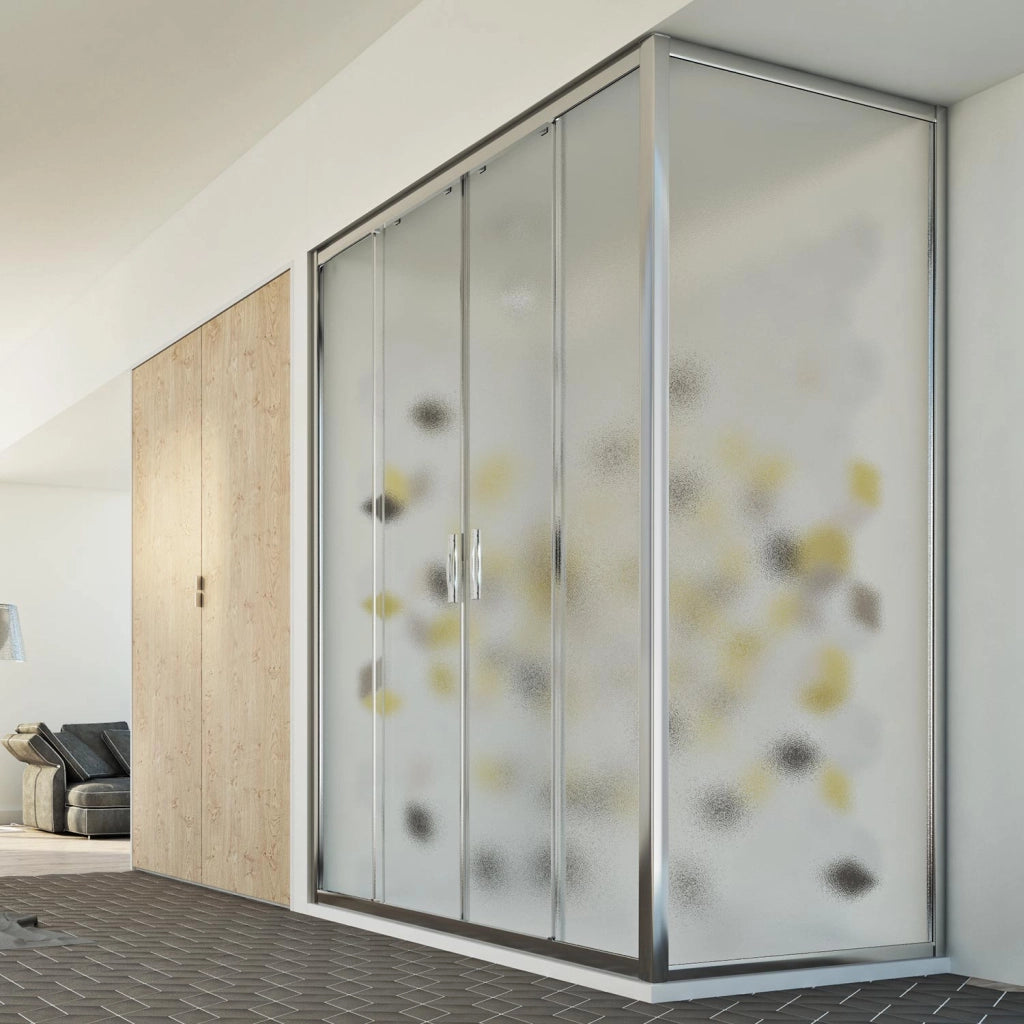 Box Doccia 75x140 CM H198 stampato C mod. Young Duo 2 Ante