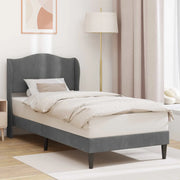 Struttura del letto Grigio Scuro 100 x 200 cm Velluto 42027900