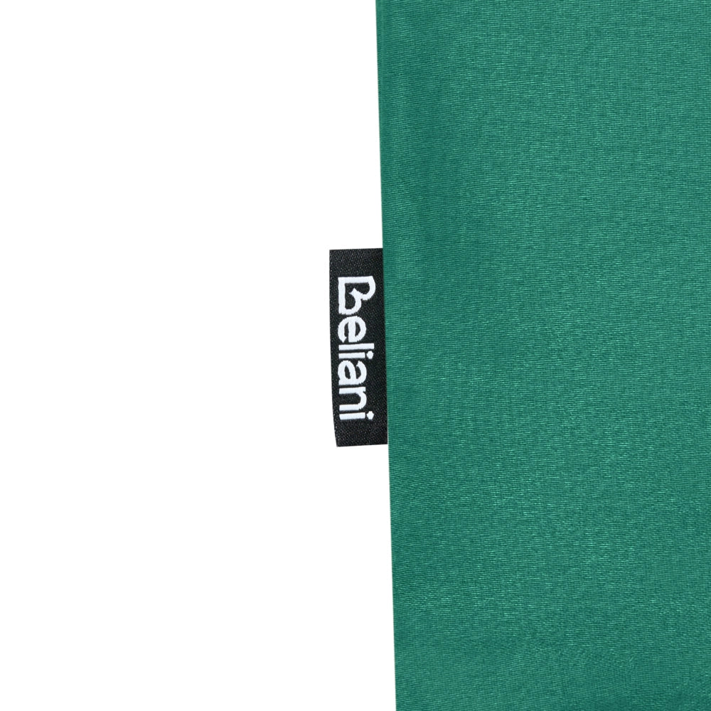 Set copripiumino e federa in cotone satinato verde 200 x 200 cm per una camera da letto moderna