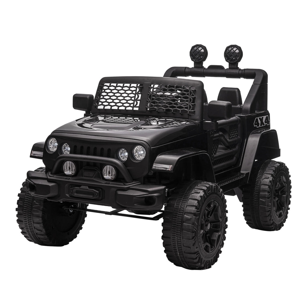 Auto elettrica per bambini 12V con telecomando ¨C Minimal ¨C nero