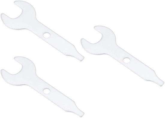 Set di chiavi a spatola in acciaio inossidabile - 3 pezzi - Apertura 9,5 mm - Compatibile con D-remel/Craftsman/Decker - Duraturo - Ideale per il mantenimento degli strumenti - Set di chiavi