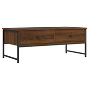 Tavolino salotto | Tavolino da caff¨¨ | Tavolino da Soggiorno Rovere Marrone 101x49x39,5cm Legno Multistrato