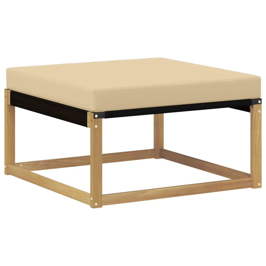 Set di divani da esterno 6 pcs Bianco e Beige 3388607