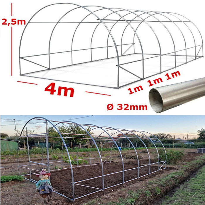 Struttura Serra Easy 4x5m tunnel ad archi