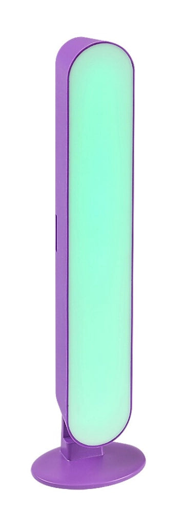 Lampada tavolo LED 3W USB con telecomando viola Rabalux