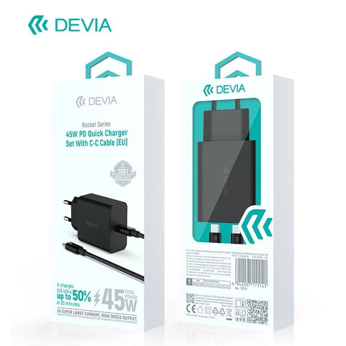 CARICA BATTERIA 45W DA C A C BLACK