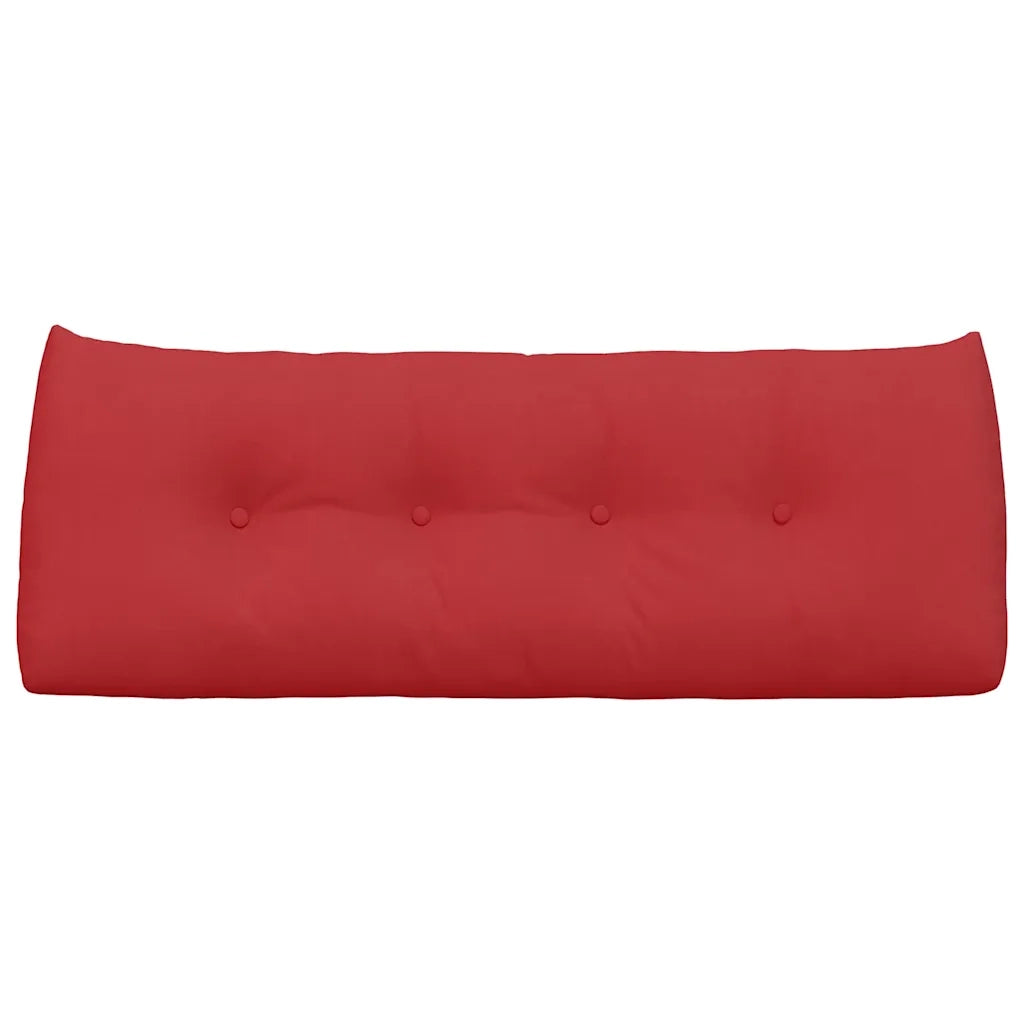 Cuscino per Schiena Rosso 120 x 24 x 50 cm Tessuto 42014482