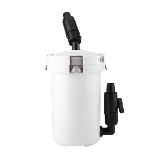 Filtro Esterno con Pompella per Acquario - HW-602/HW-603 - Dimensioni 19,2/23,5 cm - Leggero - Filtro per Acquario