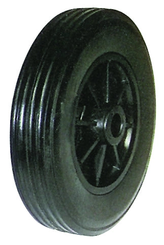 Ruota piena Ø200 mm in poliuretano per carrelli portasacchi foro Ø20 mm Utilia
