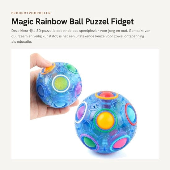Puzzle Fidget per Tutti gli Età con Sfera Colorata Magica