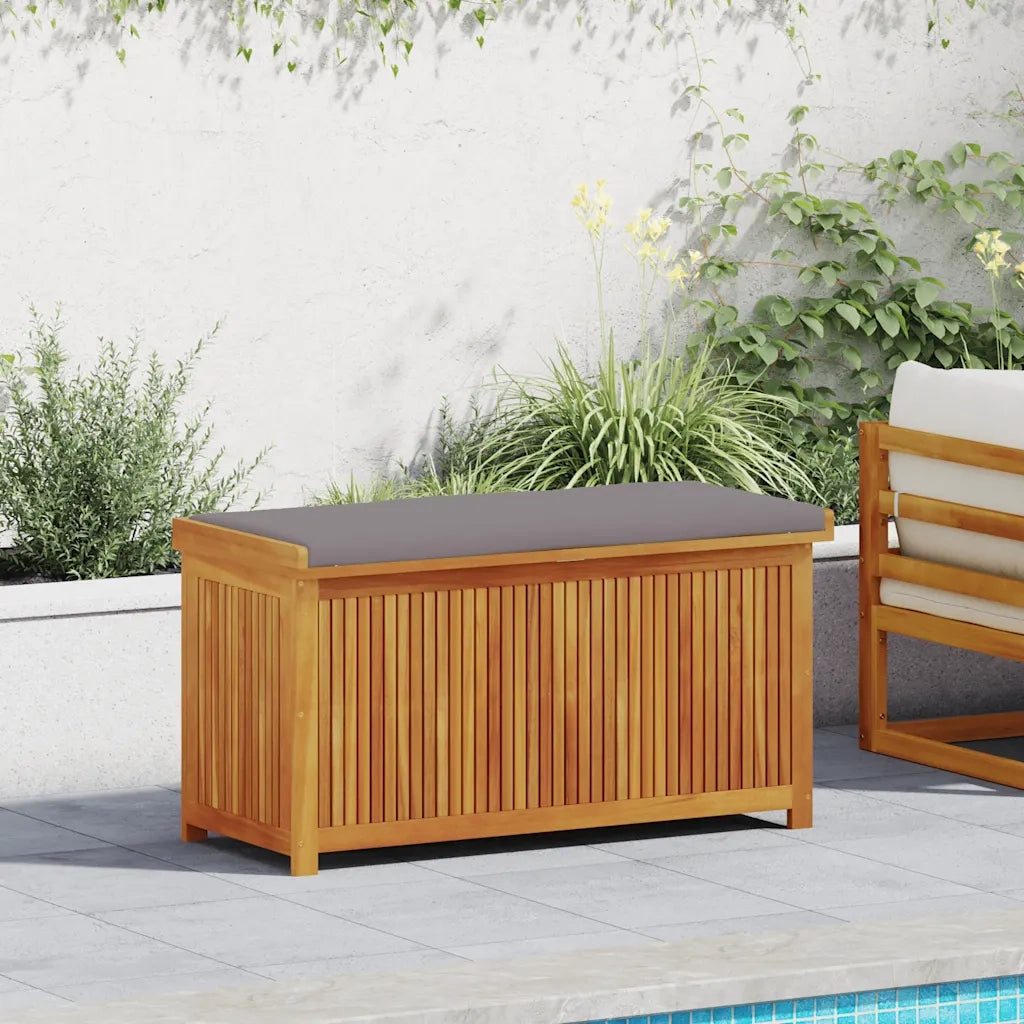 Scatola Cuscini da Esterno 113x50x60,5 cm Legno Massello Acacia 4106479