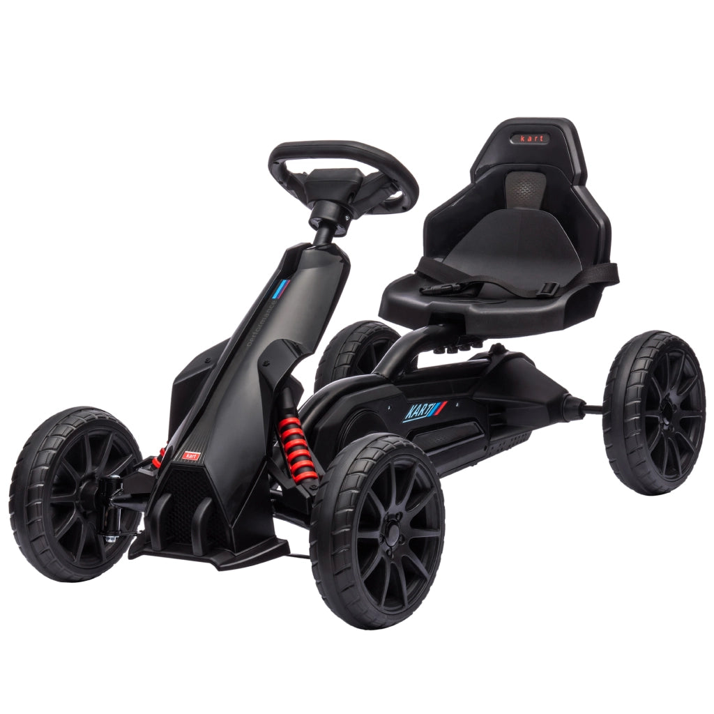 Go-Kart Bambini Regolabile ¨C Zephmum ¨C Nero