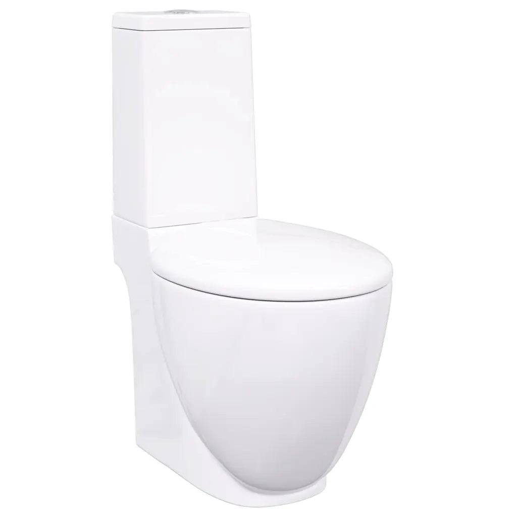 Vaso WC in Ceramica con Scarico Dietro Bianco CFW3879780