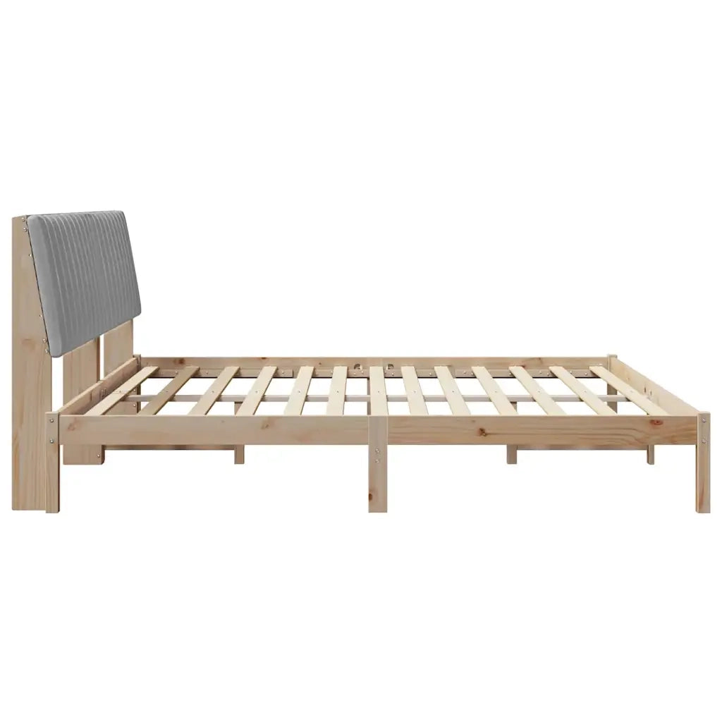 Struttura del letto Marrone 200 x 200 cm Pino massello 3394398