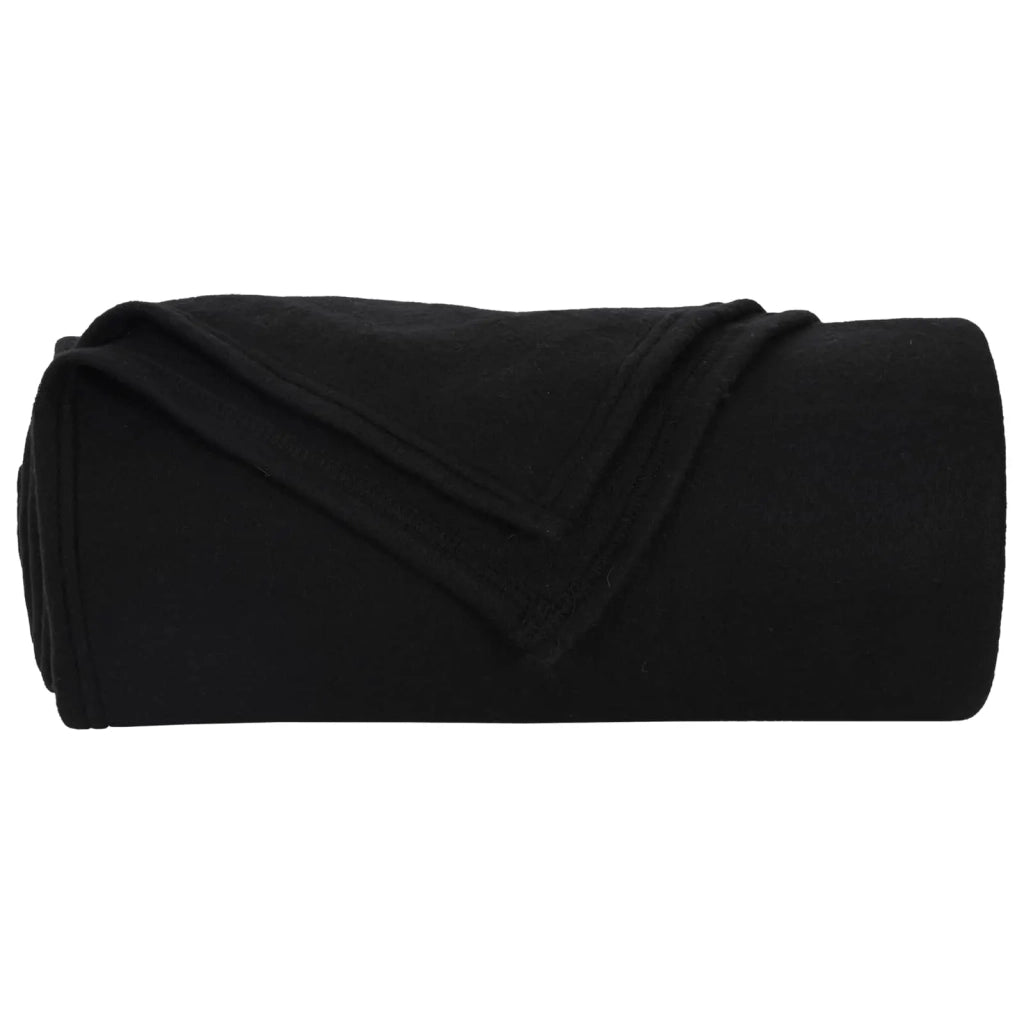 Coperta Nero 200 x 150 cm Panno 42017026