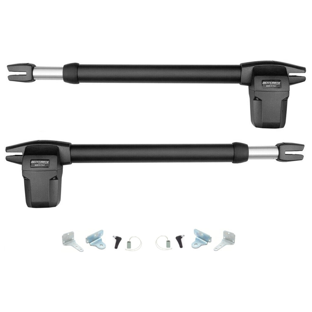 COPPIA PISTONI CANCELLO BATTENTE DESTRO SINISTRO MOTORE 220 230V BHR CORSA 300
