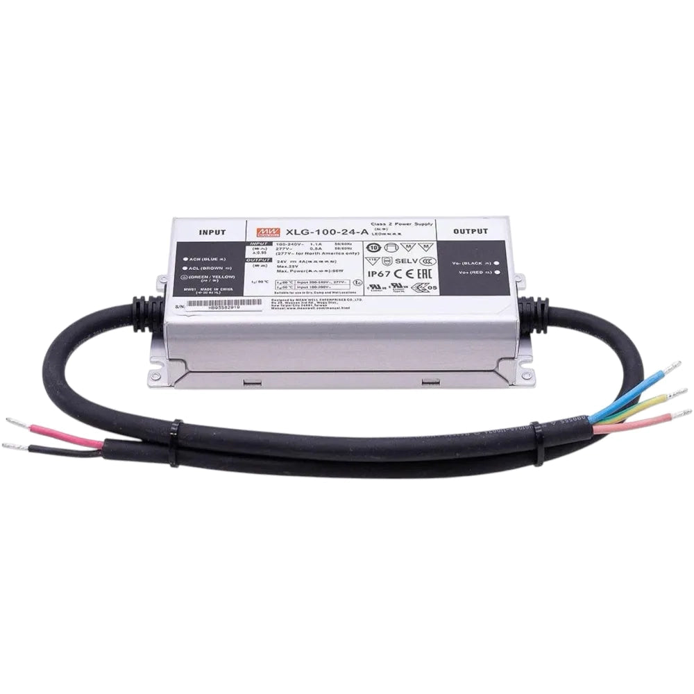 Driver LED Mean Well XLG-100-24-A CV+CP 96W uscita 24Vdc 4A con potenziometro