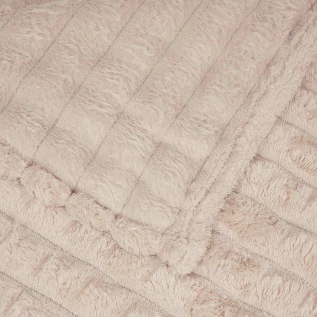 Coperta Beige 150 x 130 cm Panno 42016909