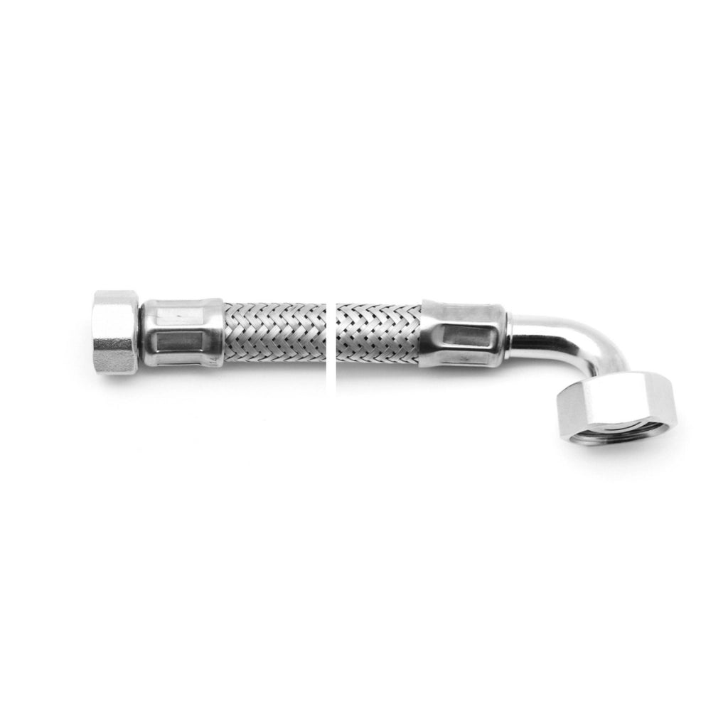 FLESSIBILE PARINOX PER ACQUA CON CURVETTA F1/2 x F1/2- cm 30- PARIG- pezzi 1
