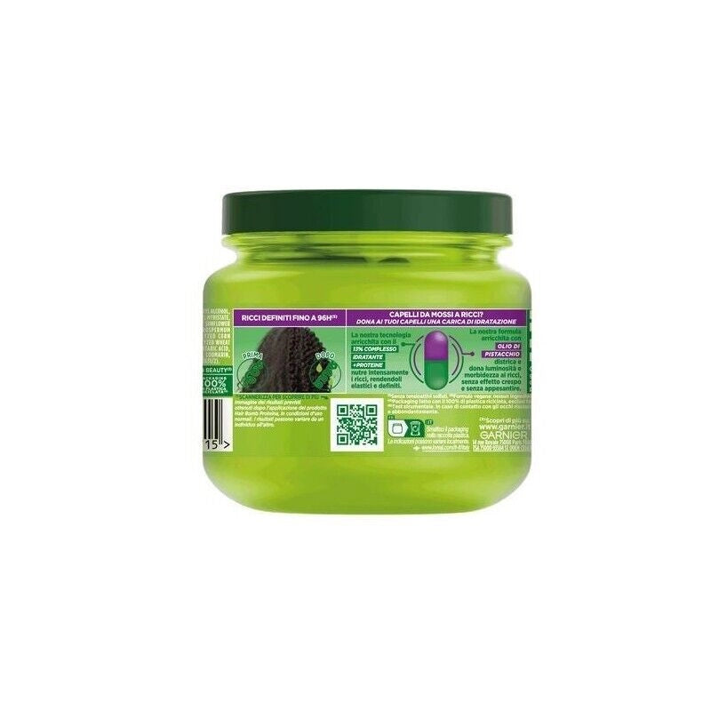 GARNIER FRUCTIS MASCHERA PER CAPELLI DA MOSSI A RICCI ANTI-CRESPO MORBIDI E LUMINOSI HYDRA RICCI 320 ML