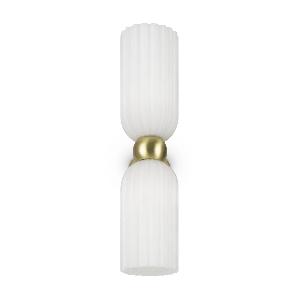 Maytoni Applique contemporanea Antic 2 luci E14 oro metallo vetro