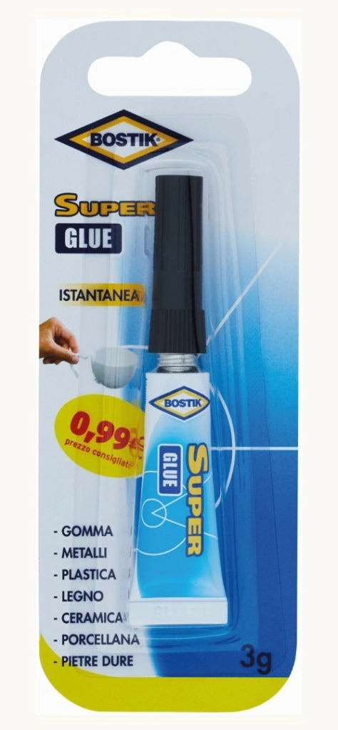 Super Glue 3G Jumbocard 12X12 Set 5 Pezzi - Uhu Bostik