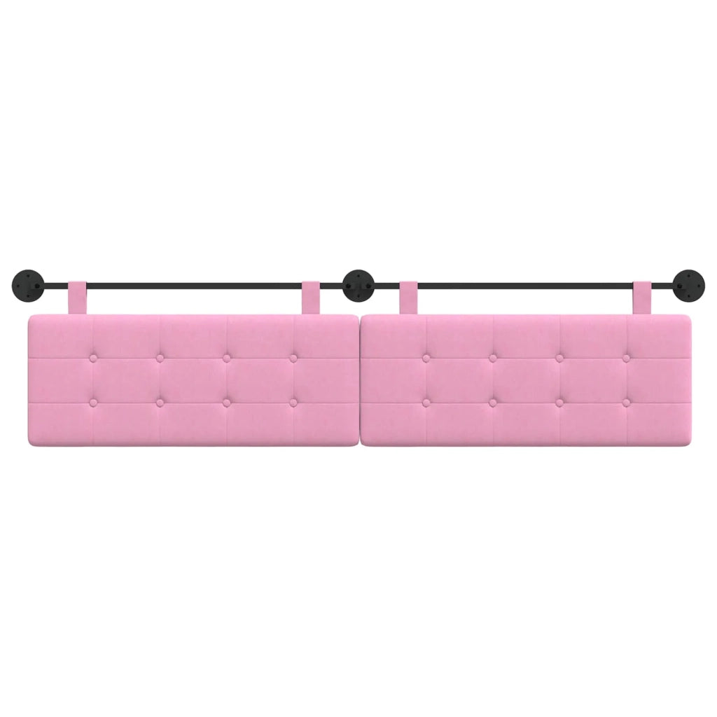 Testiera | Testata sospesa Rosa Tessuto