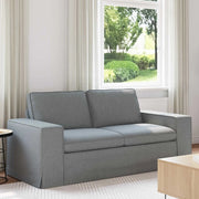 Divano Grigio chiaro 182 x 80 x 82 cm Tessuto
