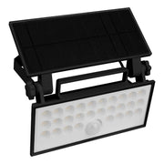 Lampada solare LED 8W con sensore movimento nera IP65 DPM