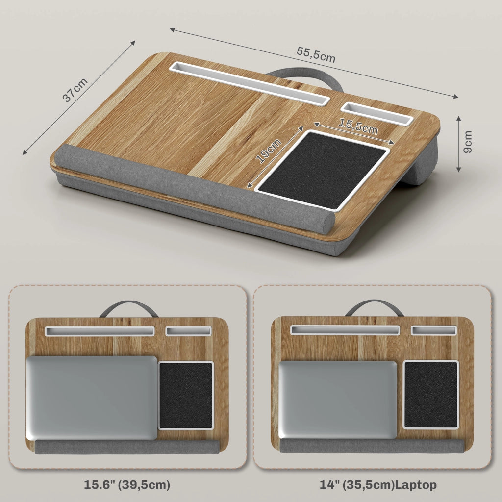 Letto con tavolo per laptop e supporto tablet ¨C zephmum ¨C 160x200 cm