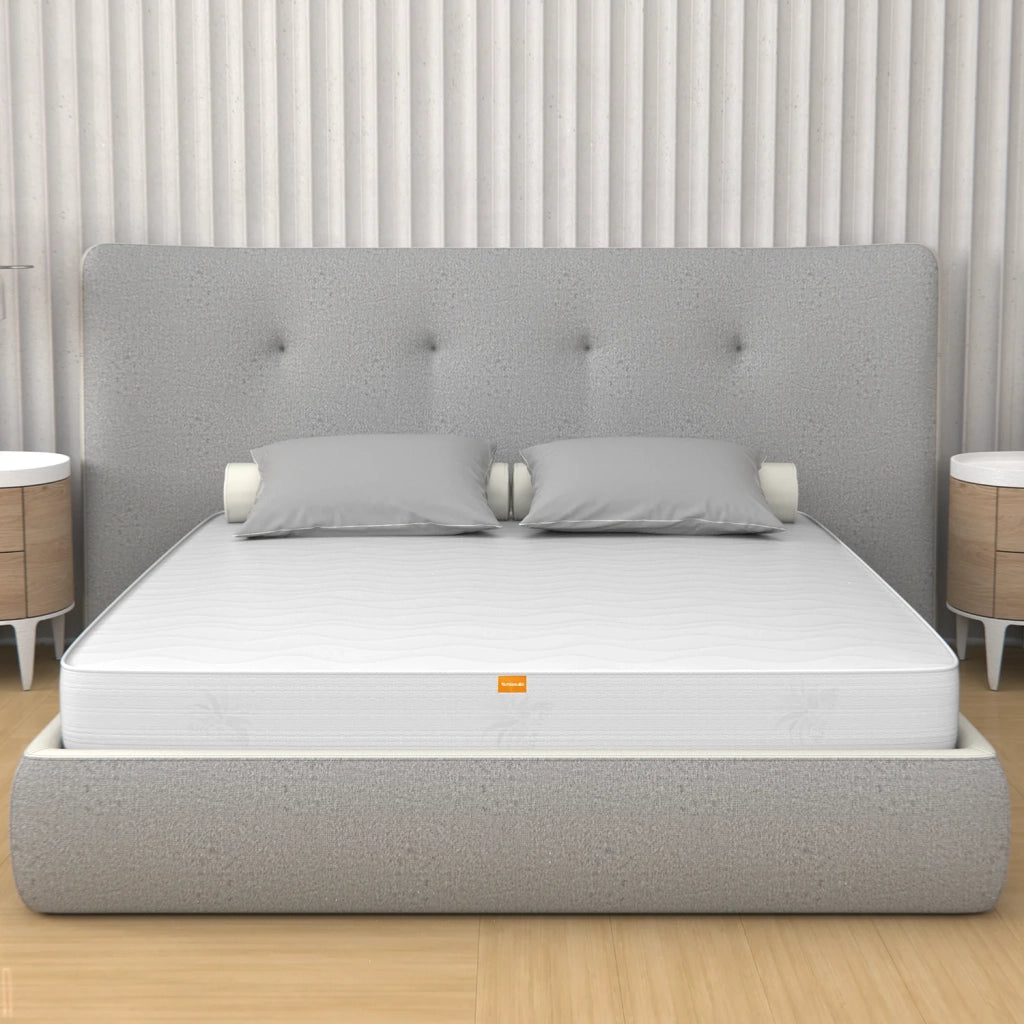 Materasso 140x190, Alto 10 cm - per Divano Letto, Pieghevole, Aloe Vera | Plus