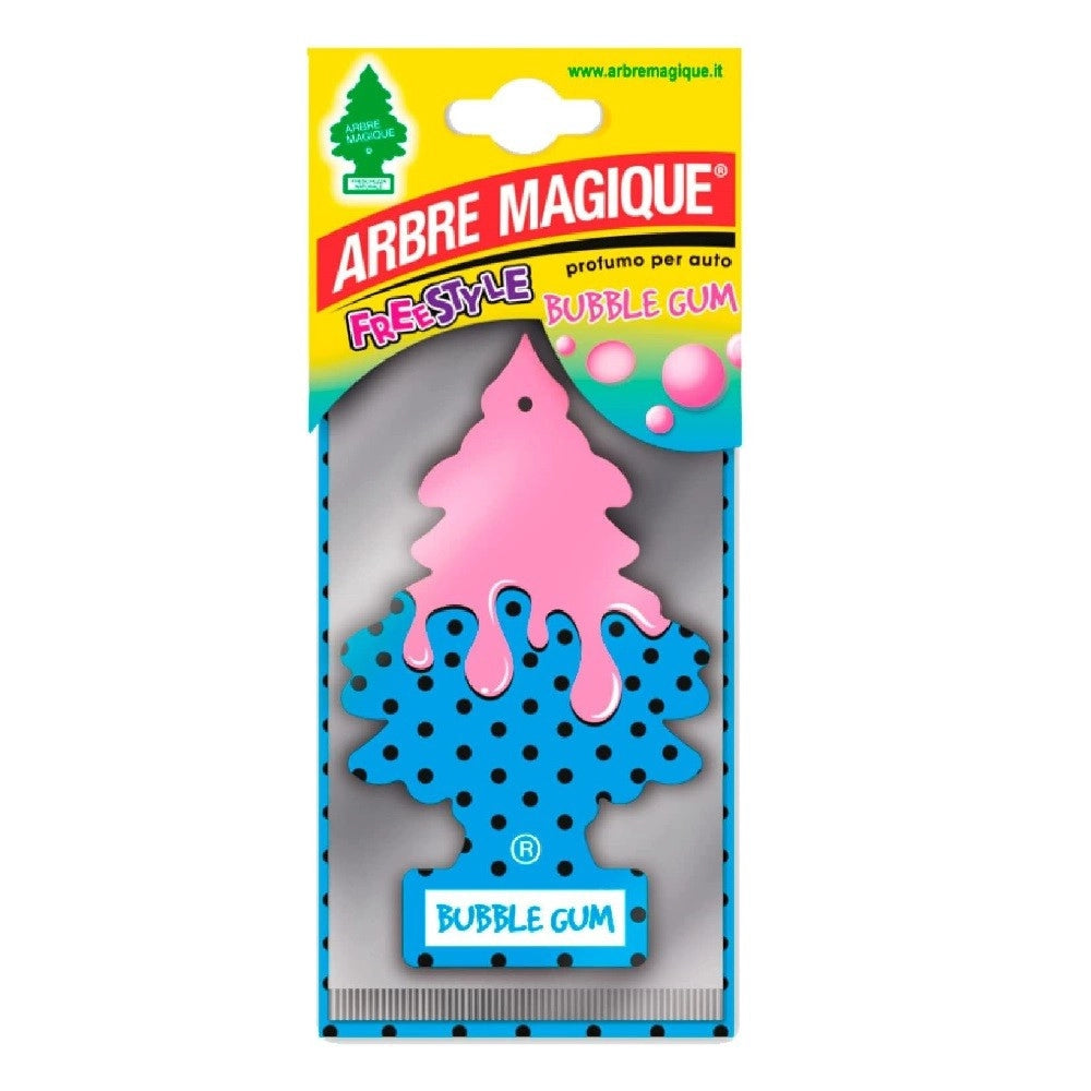 Trade Shop - Arbre Magique Mono Profumatore Per Auto Profumazione Fragranza Bubble Gum Dolce -