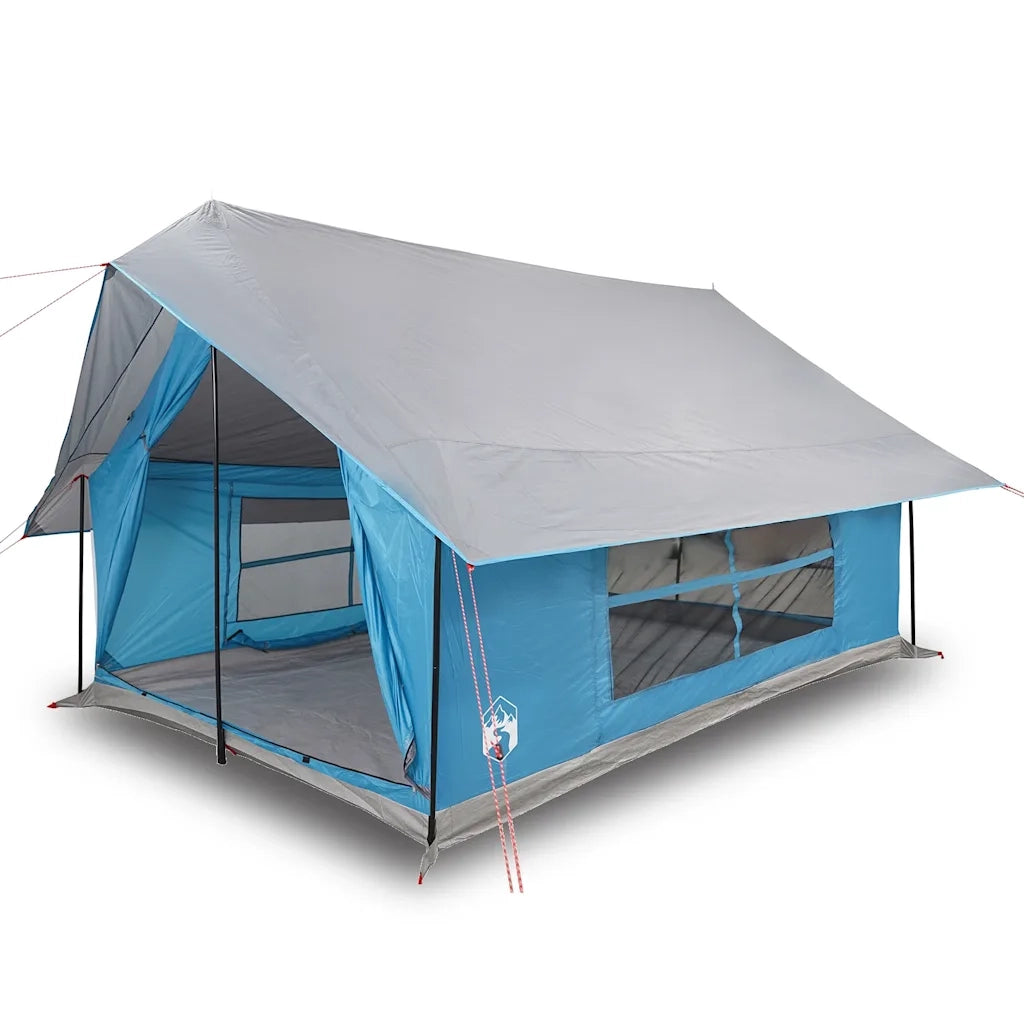 Tenda da Campeggio per 5 Persone Blu Impermeabile 4009540