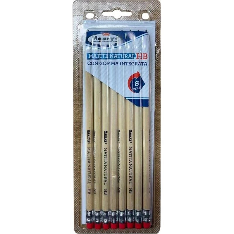 MATITE HB NATURAL 8PZ IDEALI PER QUALSIASI TIPO DI DISEGNO