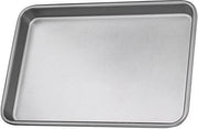 Piatto per forno rettangolare 25 cm - in acciaio inossidabile - resistente alla vaschetta - trattato con anticipo di nonaderenza - per cottura salutare - lucido a specchio