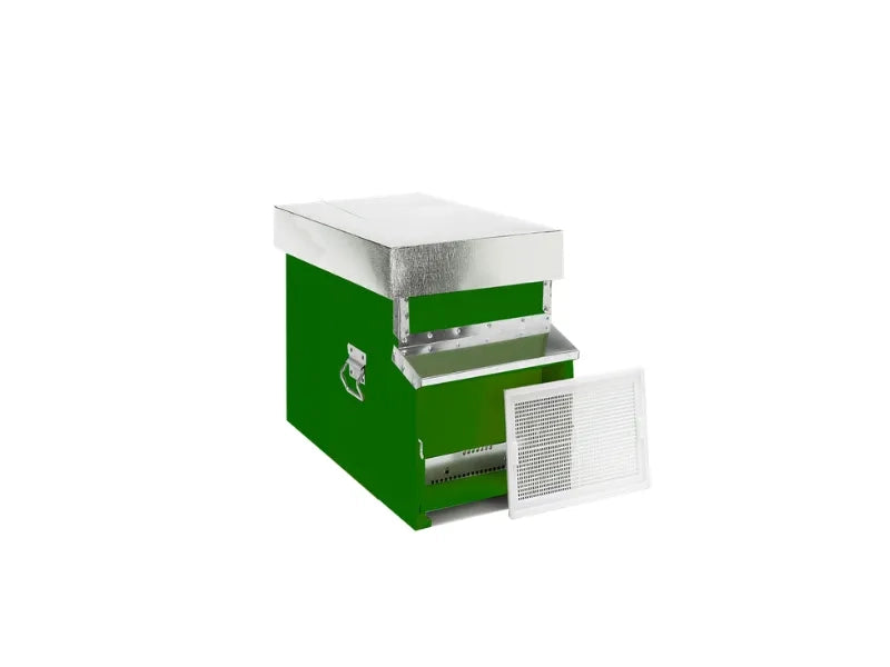 Arnia 1087H Dadant-Blatt 7 favi nomadismo fondo mobile antivarroa - Verde