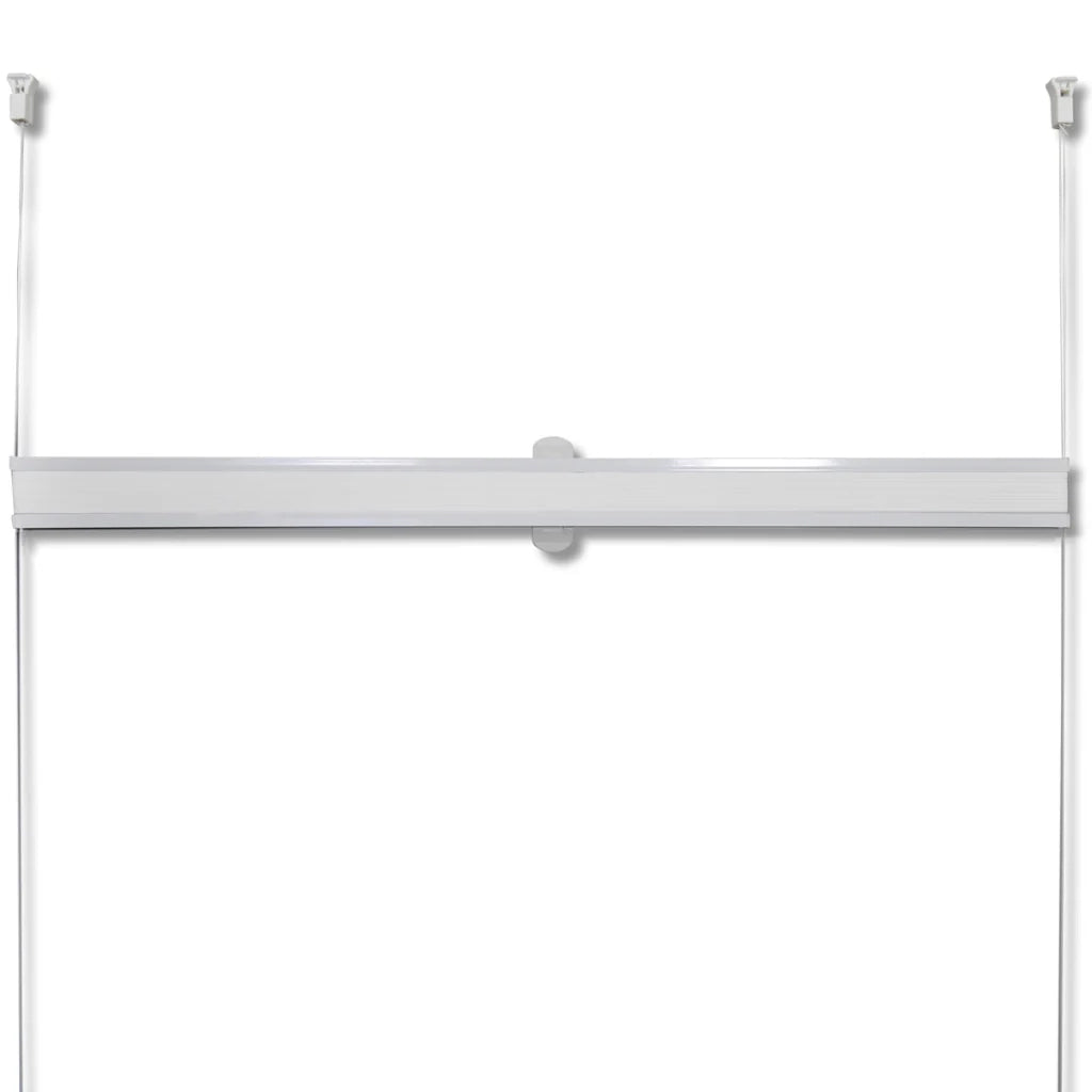 Tenda plissettata bianca 50 x 150 cm 4102166