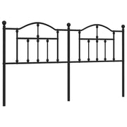 Testiera | Testata di Ricambio in Metallo Nero 180 cm