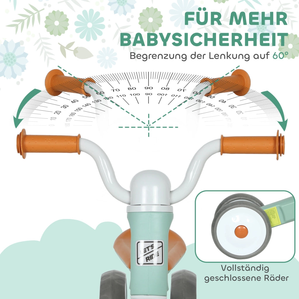 Bicicletta senza pedali per bambini ¨C zephmum ¨C Verde